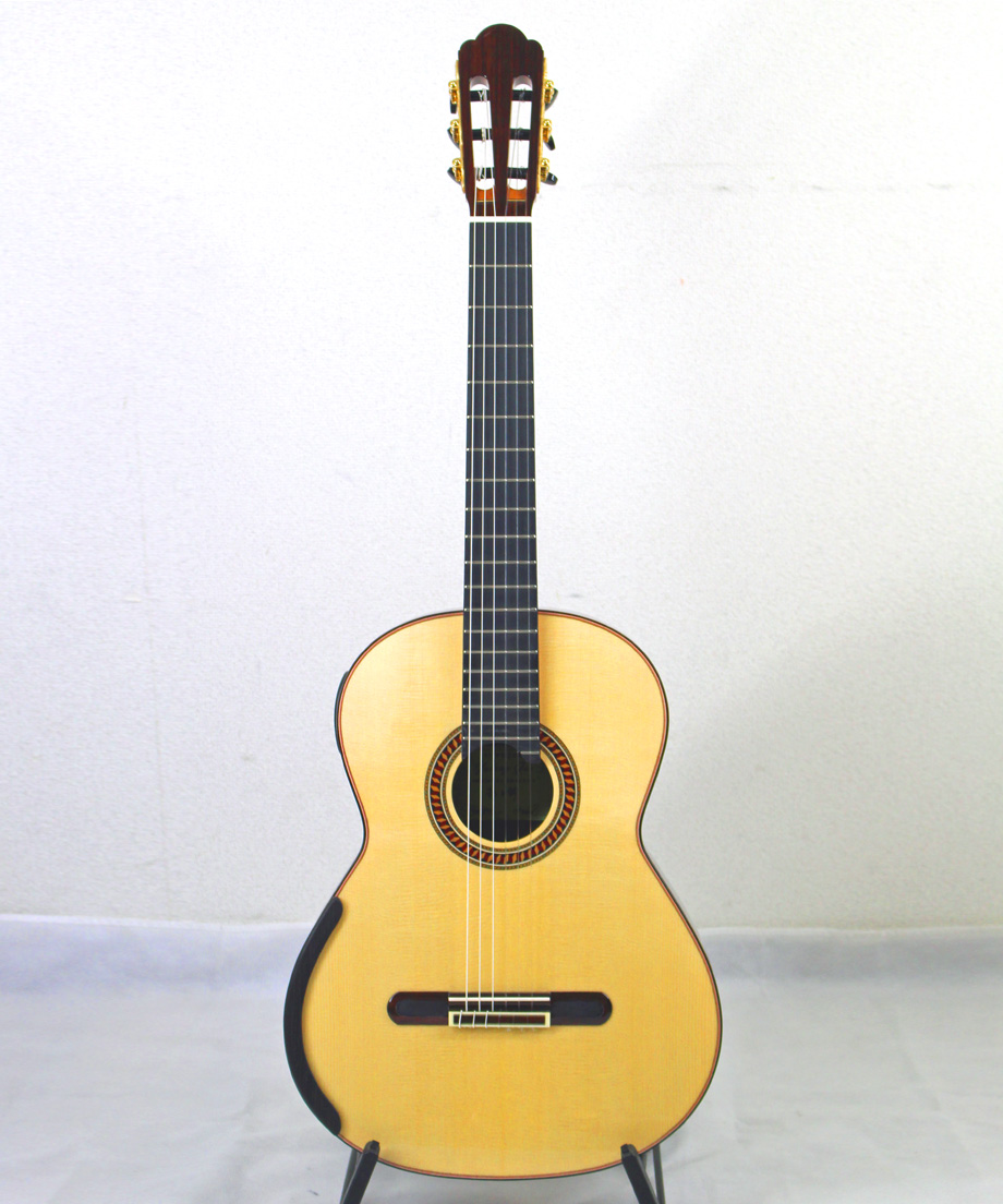 Yulong Guo製作のダブルトップギター